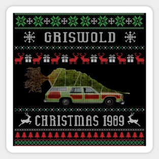 Griswold Christmas 1989 Ugly Sweater Sticker